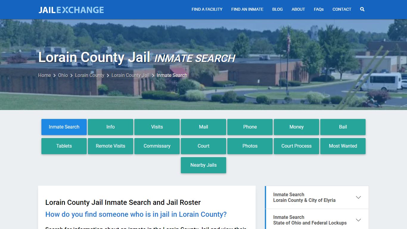 Inmate Search: Roster & Mugshots - Lorain County Jail, OH - Jail Exchange